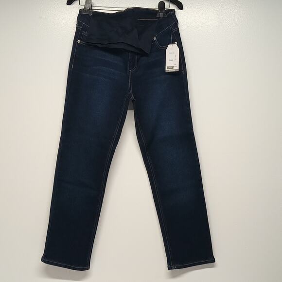 Maternity jeans size small (4-6) full panel comfy stretch over the bump NWT. - Picture 9 of 9
